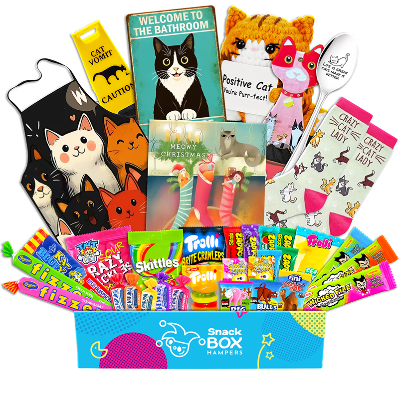 Christmas Cat Lovers Gluten Free Lolly Gift
