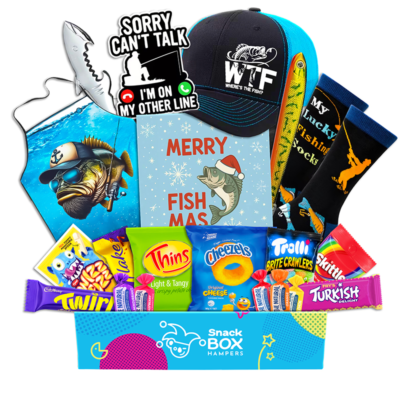 Christmas Fishing Lovers Gluten Free Snack Box