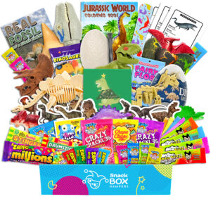Christmas Kids Dinosaur Gift Box Hamper - Vegan Lolly
