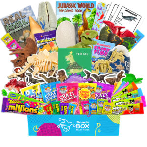 Christmas Kids Dinosaur Gift Box Hamper - Vegan Lolly