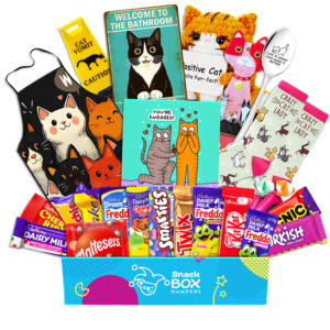Engagement Cat Lovers Chocolate Box Gift Basket