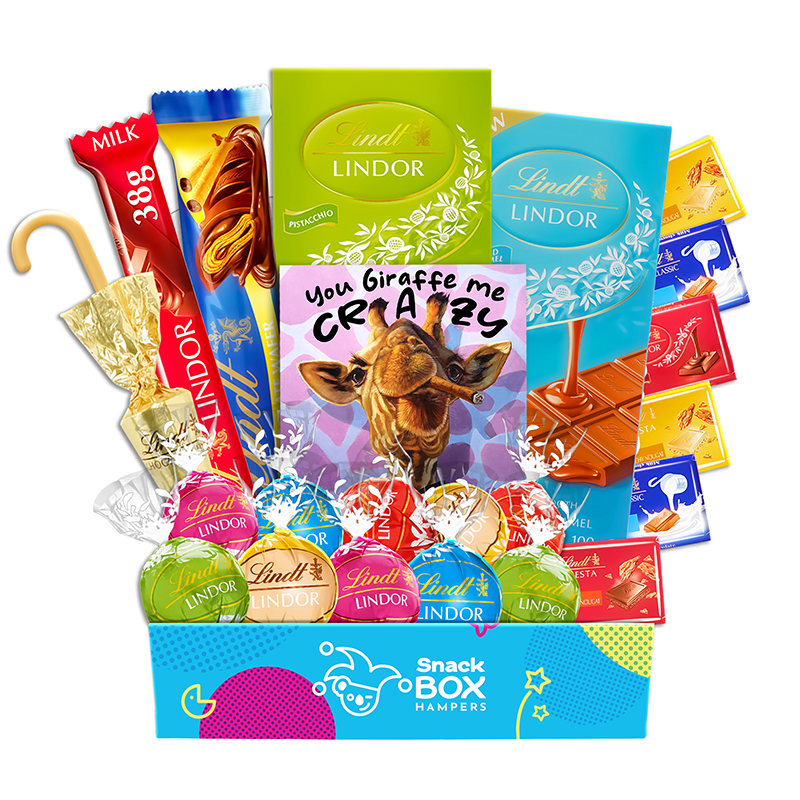 Lindt Premium Chocolate Gift Box Hamper For Brothers Small Lindt Premium Chocolate Gift Box Hamper For Brothers Small