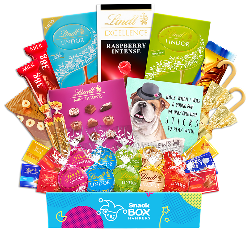 Lindt Premium Chocolate Gift Box Hamper For Grandparents Medium Lindt Premium Chocolate Gift Box Hamper For Grandparents Medium