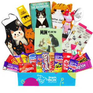 Mother's Day Cat Lovers Chocolate Gift Basket