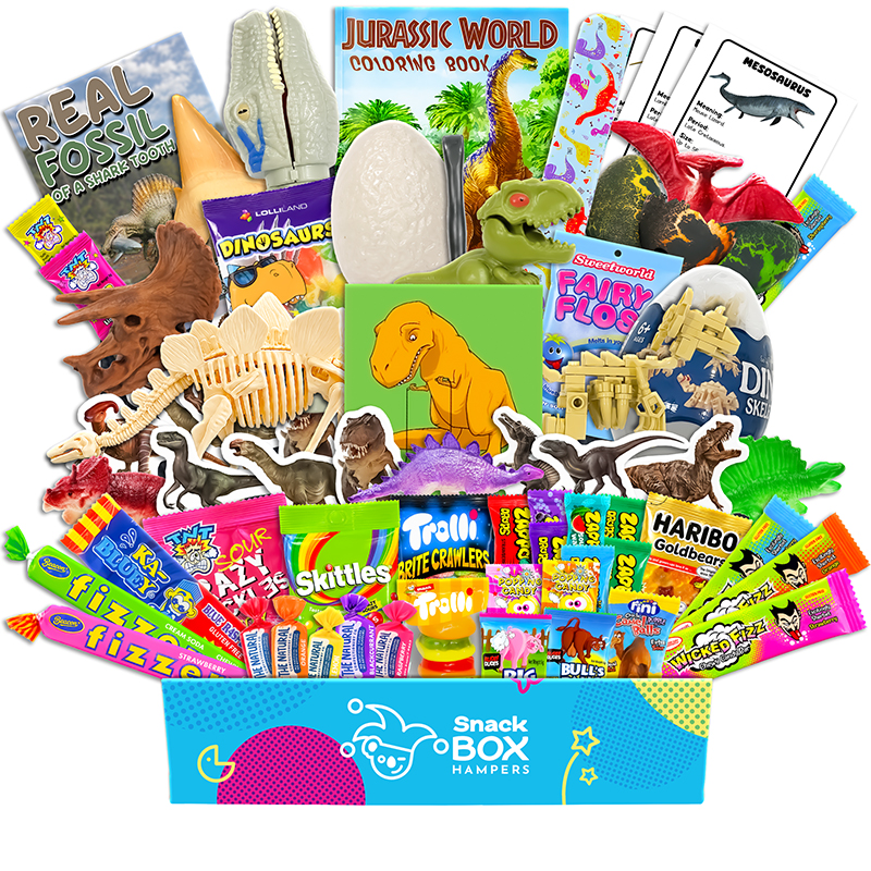 Sympathy Kids Dinosaur Gift Box Hamper – Lolly