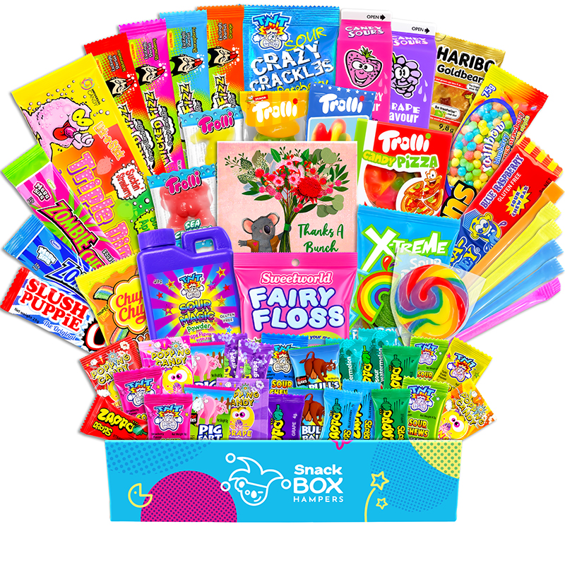 Tradies Kaleidoscope Lolly Box Gift Hamper Medium Tradies Kaleidoscope Lolly Box Gift Hamper Medium