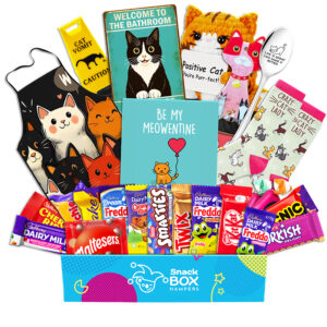 Valentine's Day Cat Lovers Chocolate Gift Basket