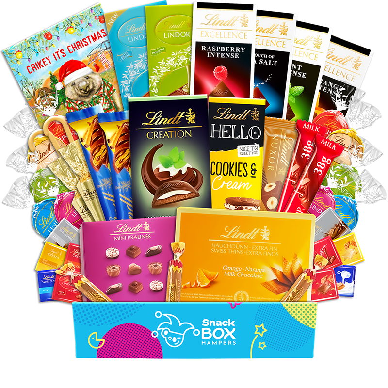 corporate christmas hamper filled with food for staff and clients