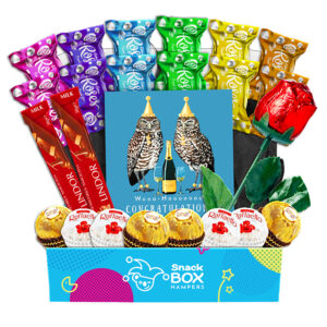 rainbow rose congratulations chocolate box