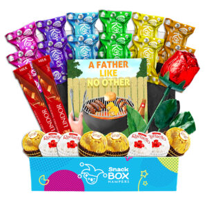 rainbow rose fathers day chocolate box