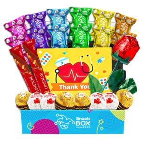 rainbow rose nurse chocolate box