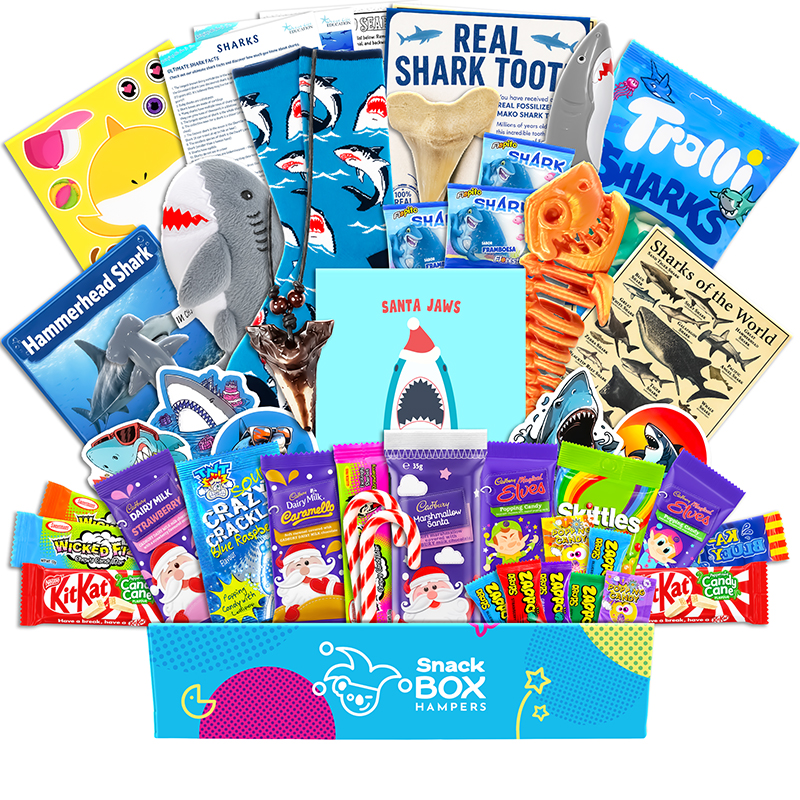 Christmas Kids Shark Gift Box Hamper Christmas Kids Shark Gift Box Hamper